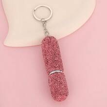 1 件水晶香水可填充瓶、迷你钥匙扣便携式香水喷雾瓶、高品质女士配饰礼物