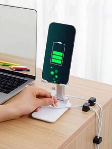 6pcs, Charging Cable Data Cable Storage Magnetic Cable Organizer Office Desktop Mouse Cable Fixed Cable Non-Trace Self-Adhesive Cable Winder - Multicolor - View 11