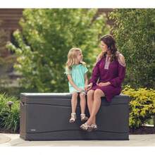 60012 Large Deck Box, 130 Gallon, Desert Sand/Brown - Xám - Xem 10