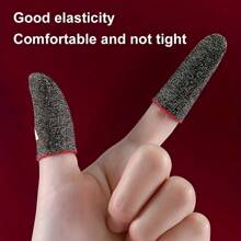 Pair With Box Finger Sleeve Game, Player Thumb Sleeve Finger Gloves Mobile Game Accessories Anti-Sweat Breathable Seamless Touch Screen Anti-Sweat Exquisite Cartoon Pattern Finger Sleeve Comfortably And Precisely Enhance Your Gaming Experience