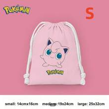 pokemon Pokemon Drawstring Pouch Featuring Pikachu And - Cute Storage Bag For Party Favors, Travel And Daily Use, Perfect For Fans