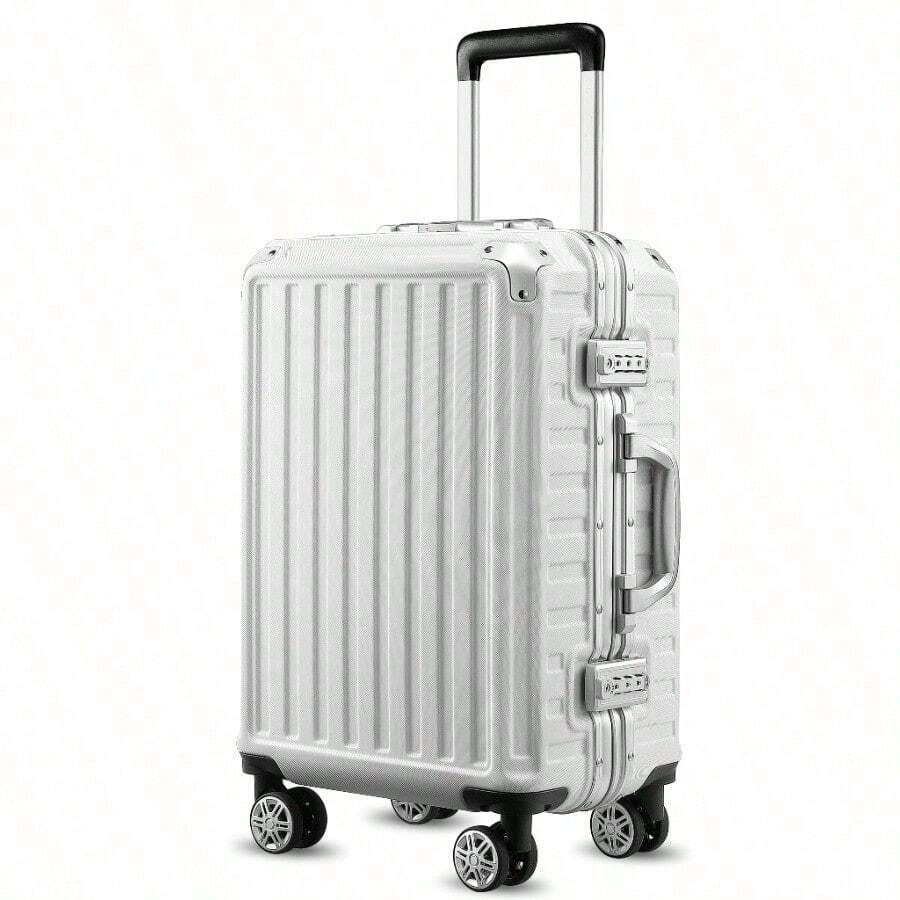 YOETEY Carry On Luggage Hardside Luggage Zipperless Suitcase With Aluminum Frame For Adult 20 Inch - asPic - View 1