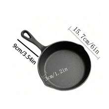 مقلاة من الحديد الزهر، مقلاة لاصقة متينة، مقلاة متعددة الوظائف، مقلاة من الحديد الزهر، صينية خبز، مناسبة للاستخدام في المطبخ والخارج. إنها أداة مطبخ ممتازة لطهي الشرائح، الدجاج والبرغر.