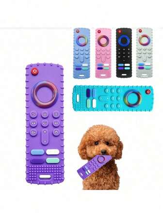 1pc Europe And The United States New Creative Remote Control Modeling Pet Chew Toys, Puppy Teething Toys, Simulated Remote Control Chew Toys, Boredom Stimulation Puppy Teething Toys, Small And Medium-Sized Cat And Dog Toys, Cat Toys, Dog Toys, Pet Teething Stick