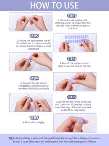 16pcs No Bake Gel Nail Stickers, Spring/Summer New Pink Fine Glitter Shiny Crystal Short Nail Self-Adhesive Full Nail Film, UV Glossy, Easy To Apply And Remove, Suitable For Women And Girls Daily DIY Use Nail Art Supplies