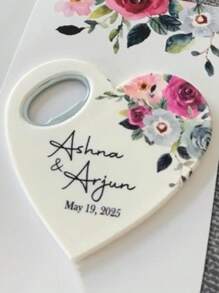 1pc Magnet Opener Favors / Wedding Party Favors For Guests In Bulk / Wedding Bulk Favors / Wedding Gift For Guest / Thank You Favor,Bottle Opener Wedding Favors For Guests In Bulk, Heart Shape Wedding Magnet