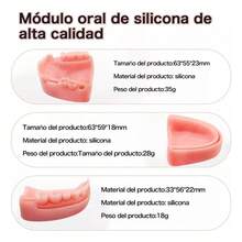 Kit de práctica de sutura dental modelo de silicona realista con placa inferior herramienta educativa para simulación profesional material odontológico de entrenamiento - Multicolor - Ver 7