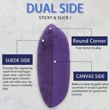 Dual Sided Cornhole Bags Set Of 8 Regulation Profional Slick And Sticky For Pro Style Corn Hole Games All Weather Tournament Bean Bags With Carry Bag - Purple/Grey - View 3