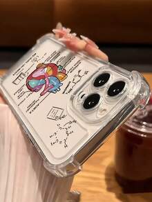 1个透明个性化时尚加厚防震内脏图案手机保护壳，兼容 11/12/13/14/15/16/Xr/XS Max系列和S21/S22/S22 Ultra/S23/S23 Plus/S23+/S24 Ultra/S24+/S25/S25+/S25 Ultra，防水防摔防刮，国际版，非国内版 - 彩色 - 查看 3
