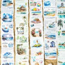 2m/Roll Decorative Paper Tape, Multipurpose Washi Tape For Summer Beach Back To School - Multicolor - View 12