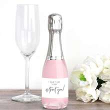 5pcs/10pcs/20pcs,Bridesmaid Champagne Labels Bridesmaid Proposal Labels Will You Be My Bridesmaid Or Bridesmaid Gifts Champagne Labels Bridesmaid Gifts Holidays Valentine's Day And Other Holidays Summer Birthday Wedding Beach Back To School School Supplies Room Decor - Multicolor - View 6