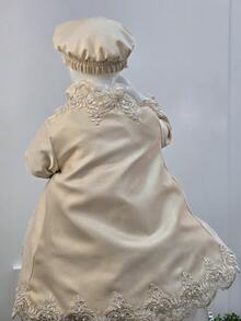 Traje Niño Estilo Principe Elegante Ceremonia Fiesta Bautizo Boda Cumpleaños Conjunto completo Saco Camisa Pantalon con tirantes moño Formal Niño evento especial ceremonia religiosa - Champán - Ver 5