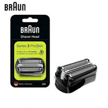 Braun 博朗 32B 电动剃须刀刀片系列 3 替换盒式刀头箔刀适用于剃须刀 3000s 3010s 3040s 3050cc 3070cc - 黑色 - 查看 1