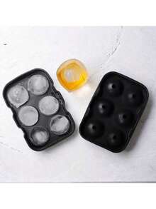 1pc Silicone Ice Ball Mold - Easy-Release & Heat-Resistant For Drinks & Desserts