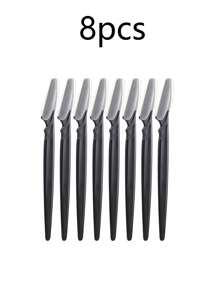 24pcs Multicolor Eyebrow Trimmer, Portable Eyebrow Shaver Razor Shaper Tool For Face Hair Removal, Grooming And Personal Care, Easy To Use Shaving And Depilating. Compact And Lightweight With A Protected Fine Shaver Head For Precise Trimming While Helping To Prevent Scratches And Cuts.
