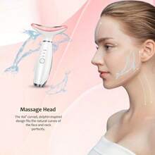 STUKUNI Gesichts- und Hals-Hautpflegegerät mit 3 Modi, ein tragbares Schönheitsinstrument für Gesichts- und Halsmassage für Zuhause, ein perfektes Geschenk für die Hautpflege von Frauen.