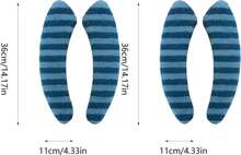 Guojanfon Bathroom Soft Thicker Warmer Stretchable Washable Cloth Toilet Seat Cover Pads 3PCS