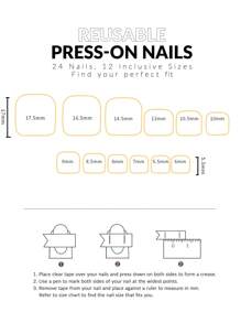 24pcs Summer Refreshing Cool Minimalist Blue Nail Art Patches, Versatile Toe Nail Stickers + 1pc Scraper + 1pc Jelly Gel