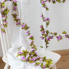 1/4PCS Artificial Flowers Roses Plants Vine Valentine's Day Gift Decoration Home Decoration Flower Rattan Dining Table Vase Decorations Dining Room, Bedroom Decoration Materials, Wedding Site Decoration, Outdoor Garden Flower Arrangement Materials, New Year Decoration