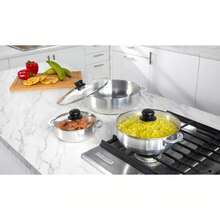 IMUSA 3pc Basic Caldero Set With Glass Lid: Aluminum Cookware, 6-Piece, Electric & Gas Compatible, Hand Wash - 1 - View 4