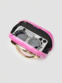 1 Piece Acrylic Clutch Bag, For Valentine's Day, Comfortable And Fashionable, Elegant Handbag, Personalized Gift Option, 2025 Accessory, Fashion Style Suitable For - 明亮 - 查看 7
