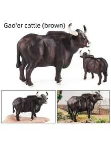 1 件儿童实体农场动物模型农场肿瘤奶牛塑料玩具摆件 - 彩色 - 查看 8