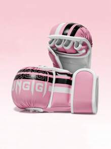 Gants de boxe arts martiaux pour hommes et femmes, gants de sport hybrides MMA à paume ouverte, poing épais pour l'entraînement au combat, la boxe, le Muay Thai, le sac de frappe et le kickboxing