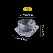 5 borcane pentru cremă cu diamant, recipiente pentru machiaj, cutii pentru mostre, sticle pentru cremă de ochi