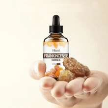 100ml Essential Oil - With Glass Dropper, Contains Rose, Jasmine, Lavender, Frankincense And Other Flavors, Air Freshening And Long-Lasting Fragrance, Suitable For Diffuser Stones, Humidifiers, Soaps, And Handmade DIY Candles, A Perfect Holiday Gift For Friends And Family! - Frankincense Essential Oil 100ml - View 6