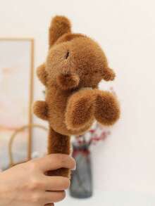 Muñeco de peluche de Capibara con cola que se mueve, muñeco aplaudidor con cordón para tirar, regalo de peluche suave envolvente para la muñeca para niños - Multicolor - Ver 6
