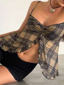 性感简约印花吊带背心