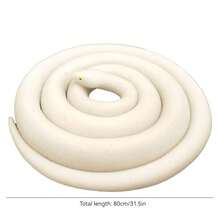 1 条逼真超长绿蛇/白蛇/迷你黑蛇，软橡胶大白蛇，软橡胶大绿蛇，恶作剧假蛇，恶作剧逼真眼镜蛇，恶作剧装置，超长逼真蛇，眼镜蛇模型，生日礼物，礼品，玩具 - 彩色 - 查看 9