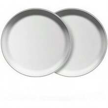 Stainless Steel Plates Set Of 2 Metal Dishes Dinner Tray 5.5 Inch For Snack,Nut, Candy,Camping Plate, Shatterproof Dishwasher Safe - 9 Inch - View 1