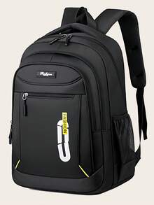 Casual Solid Color Versatile Backpack, Large Capacity School Backpack, Travel Vacation Backpack, Back To School Backpack - Multicolor - View 12