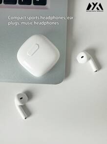 MEIYIXING DIGITAL TECHNOLOGY Wireless Headphones, With A Capacity Of 200mAh, Can Provide Up To 2-5 Hours Of Playback Time. Stereo Wireless Headphones, Sporty Mini Headphones. Wireless Headphones, Compact And Portable, With High-Quality Microphone, Low-Frequency Wireless Headphones, Suitable For Running And Exercising.
