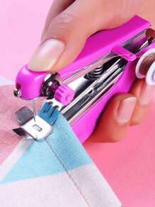 1 Unit Mini Manual Sewing Machine, Integrated Machine, Fast Sewing Machine, Portable Sewing Machine, Portable Metal Sewing Machine, Multifunctional Household Sewing Machine,It Is A Small Sewing Tool That Is Easy To Carry And Operate