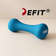 DEFIT زوج من أوزان اليوغا بشكل عظم، طقم أثقال حديد مطلي للتمارين النسائية، اكسسوارات لياقة بدنية منزلية وصالة الألعاب الرياضية