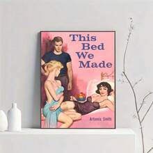 1 件/3 件墙面艺术海报可选框架 LGBT 女同性恋低俗小说书籍封面艺术海报帆布艺术墙壁壁画装饰游戏室装饰礼物可爱高清绘画 - 彩色 - 查看 24