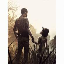 1pc /3PCS The Walking Dead: The Telltale Definitive Series Wall Arts Posters Optional Frame Pop 'The Walking Dead' Best Game Poster Print Retro Room Cafe Bar Art Wall Decoration Aesthetic Artwork Unframed - Multicolor - View 13