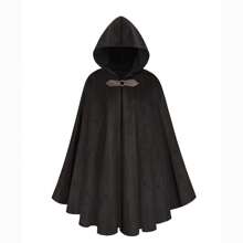Men's Hooded Cloak, Pirate Robe Costume, Suitable For Easter Holiday Party Outerwear Halloween
