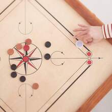 Premium Carrom Board Set 33 X 33 Official Size Playing Board Including Carrom MenStriker Powder Hardwood Edges For Better Rebound Made In India Great Value For All Players - BoardSetOnly - View 6