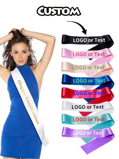 Anpassat festband med text, Anpassat skärp Personligt skärp med logotyptext, Blivande brudskärp, Möhippaskärp, Anpassade skärp för födelsedagsfester, Anpassat skärp Gör ditt eget skärp, Anpassat brudskärp, Möhippagåvor, Blivande brudskärp, Personligt skärp, Möhippaskärp, Anpassat skärp, Festgåvor, Personliga presenter, Bröllopsfest, Presenter, Presenter, Brudtärnefrieripresenter, Kläder och accessoarer, Chic höst, Pojkvän, Flickvän, Familj, Vänner