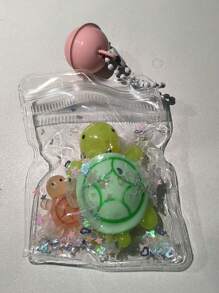 2/10pcs. Turtle Resin Pendant Glow-In-The-Dark Turtle Popular Blind Bag Resin Pendant Turtle Bag Key Chain Couple