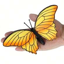 8pcs/12pcs Large Size Insect Toy Models, Scientific Cognitive Puzzle Toys, Realistic PVC Material Bugs, Spider Butterfly Dragonfly Ladybug Etc, Birthday Party Cake Topper Insect Figurines, Fool's Day Prank Toys