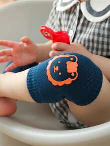 1 对卡通新生儿护膝，防滑透气