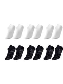 4 Pairs Women's Multicolor Non-Slip Yoga Socks With Gripping, Suitable For Pilates, Ballet, Fitness, Gripping Socks - Multicolor - View 24