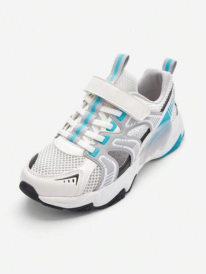 Balabala Kids' Athletic Shoes Boys' Chunky Sneakers Vintage 2025 Summer New