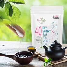 GPGP GREENPEOPLE Natural 40 Days Herbal Skinny Tea, Detox,Weight Loss,No Laxative&Caffeine - 40 ngày - Xem 5