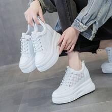 Women Casual Shoes - 白+絨 - 查看 3