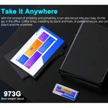 Uperfect Tragbarer montior 17,3" Gaming-Monitor – QHD 2K, 144Hz, IPS, 1000:1, 100% sRGB, VESA-kompatibel-1